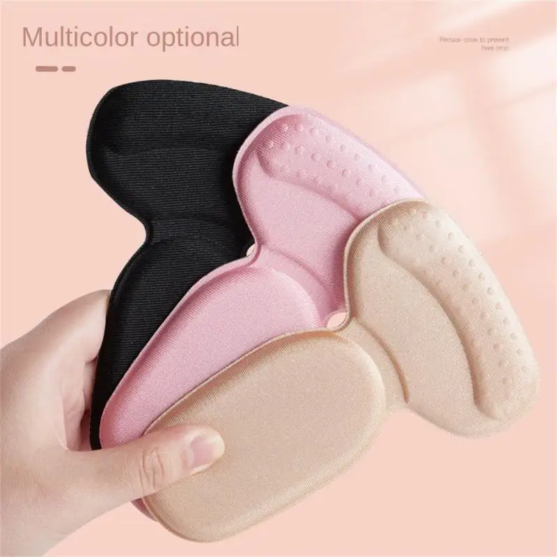 2-in-1 Heel Sticker Women Men Shoes Insoles Patch Heel Pads Self Adhesive Antiwear Feet Pad Cushion Insert Insole Heel Protector