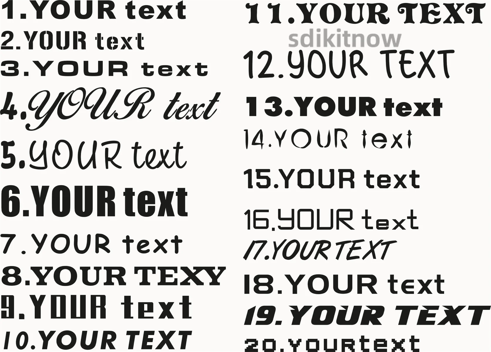 Custom Text Car sticker Instagram Facebook logo WEBSITE X YouTube Channel Snapchat Twitch Motorbike Window Scooter Decal