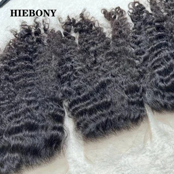 HiEbony Birmano Riccio 13x6 HD Frontale in pizzo Solo 5x5/7x7 Pelle fusa Chiusure in pizzo HD Ultra sottile 13x4 HD Frontale in pizzo Pre pizzicato