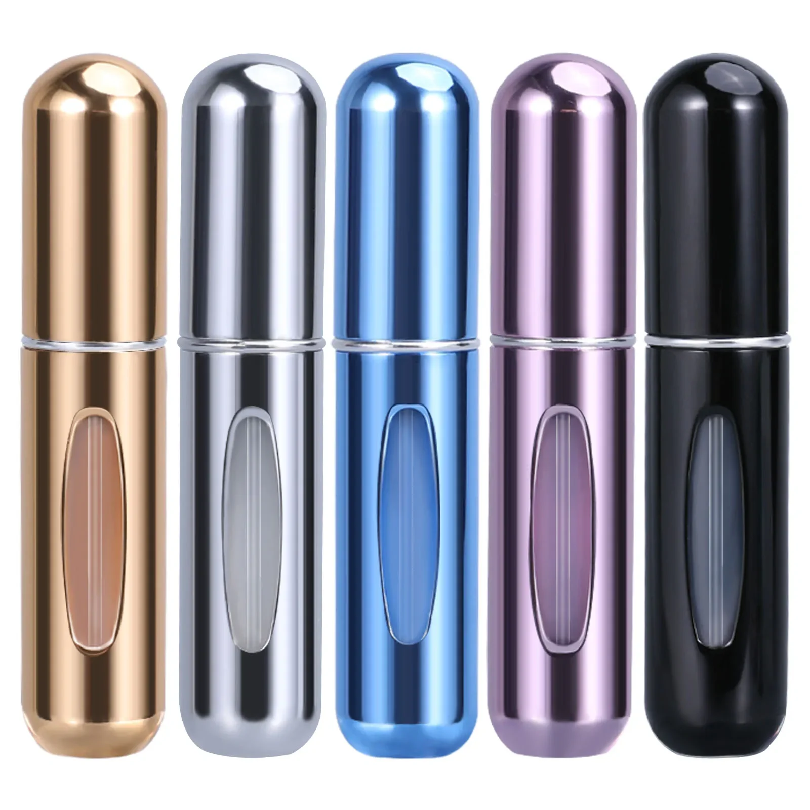 5/8ml Refillable Perfume Spray Atomizer Aluminum Perfume Spray Scent Pump Perfume Atomizer Refillable Mini Bottle for Travel 2