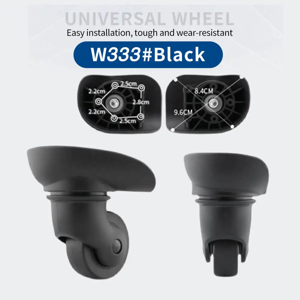 Hongsheng Suitcase Universal Wheel Trolley Case Wheel Accessories Password Travel Mute Universal Wheel Repair and Replacement