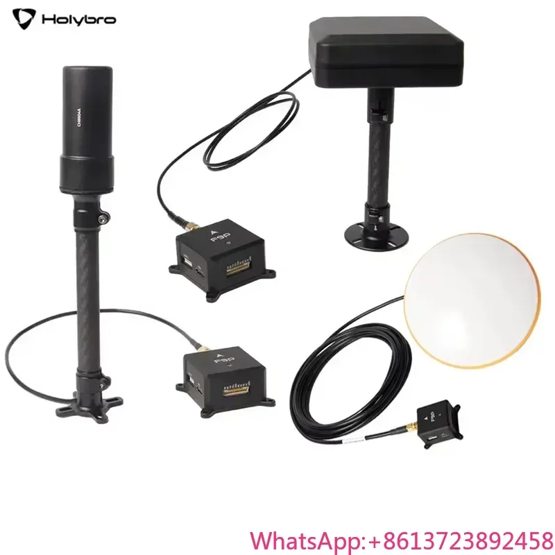 Комплект HolyBro H-RTK NEO-F9P RTK GNSS, дополнительная винтовая / базовая станция / вертикальная патч-антенна для высокоточного позиционирования БПЛА