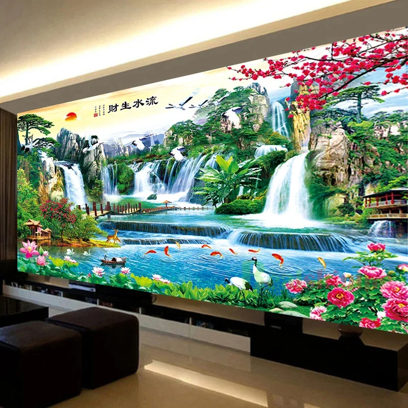 thumbnail image 1 of Películas para ventanas de estilo chino con pintura de tinta china, flores, pájaros, película de vidrio, autoadhesivas, estáticas, esmeriladas, 1 of 4