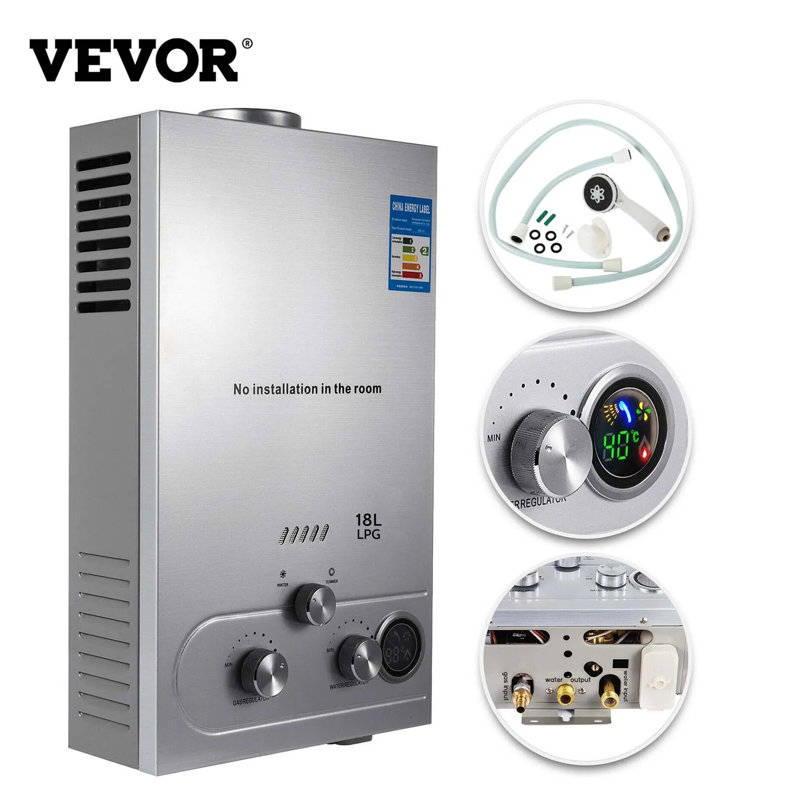 Navien Tankless Water Heater Propane | Propane Water Heater Home - Water  18l 4.8gpm - Aliexpress