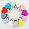 4pcs Heart Shape Silicone Pacifier Clips Leaves Mouse Silicone Clip Nursing Safe Baby Toys Accessories DIY Pacifier Chain Clamps 1