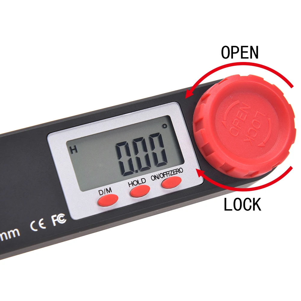 4in1 Digital Protractor Angle Ruler Level 360 Degree - Image 5
