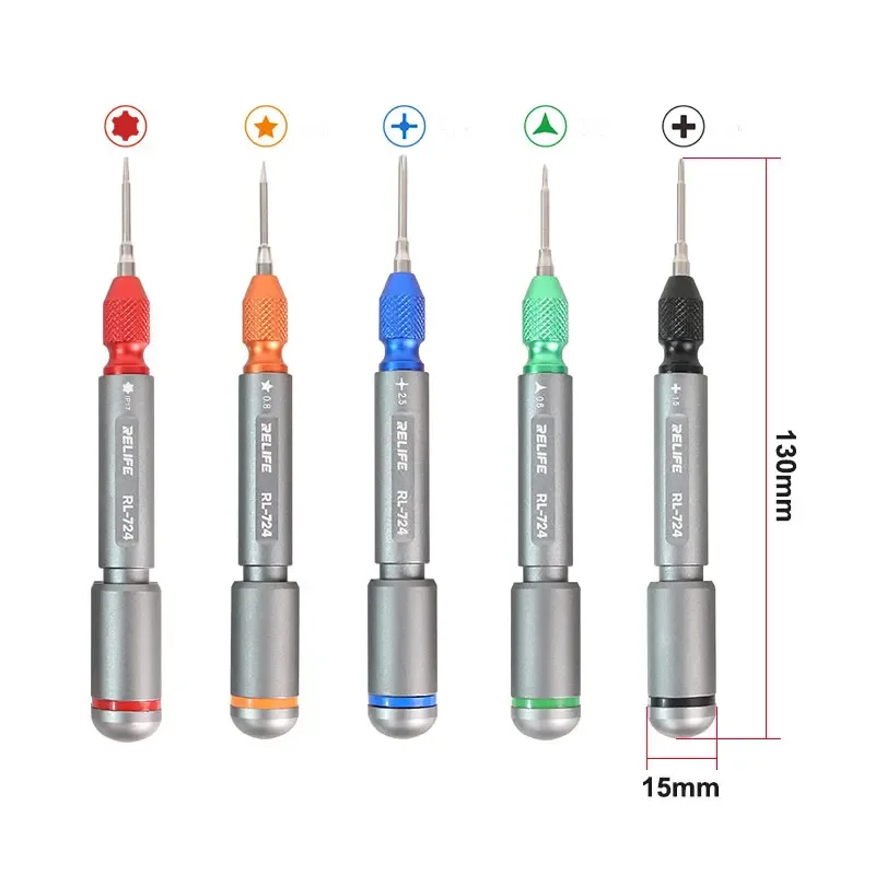RELIFE RL-724A Drehmomentschrauberschlüssel mit hochpräzisen starken magnetischen Adsorptionsbits für die Reparatur von Mobiltelefonen IP17 – Detail 8
