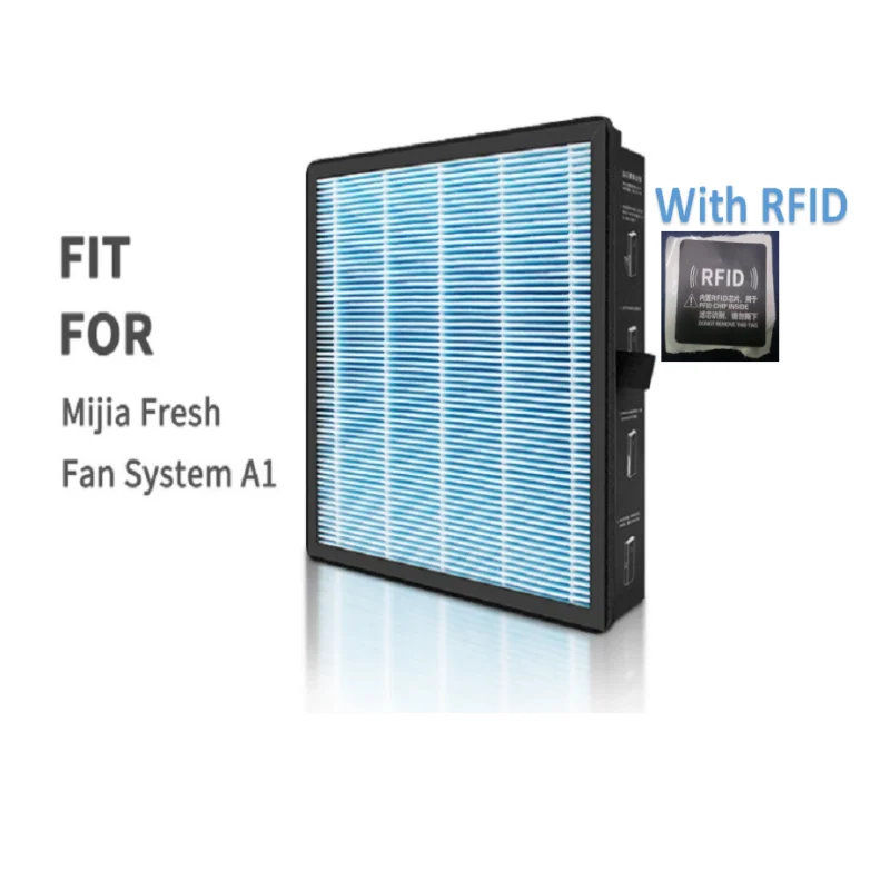 Air Purifier Filter For Xiaomi Mijia A1 Fresh Fan System MJXFJ-150-A1 Medium Efficiency High Efficiency Composite 258*258