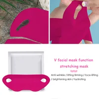V Shape Lifting Face Mask Myoedema of Lean Infants With Double Chins Facial Chin Cheek Slim Lift Up Bandage Skin Care 5