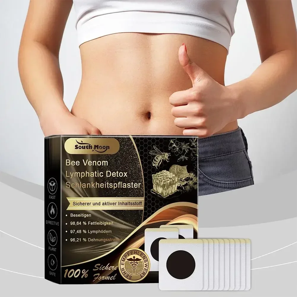 Weight Loss Patch Bee Weight Loss Belly Patch Fast Burning Fat Detox Navel Sticker Dampness-Evil Removal Improve Stomach