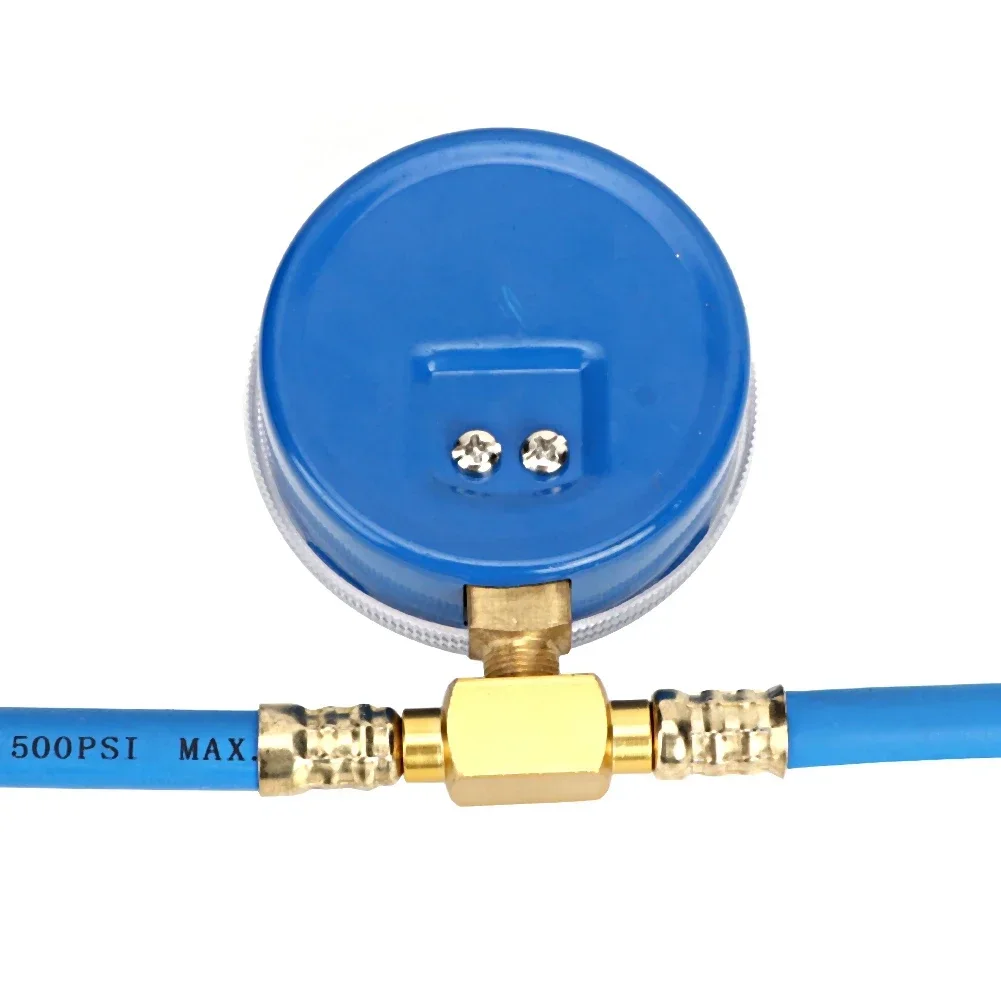 Refrigerant Charging Hose R134A Gauge Automotive AC Refill Kit Gas Pressure Measuring Tool for Car Air Repair