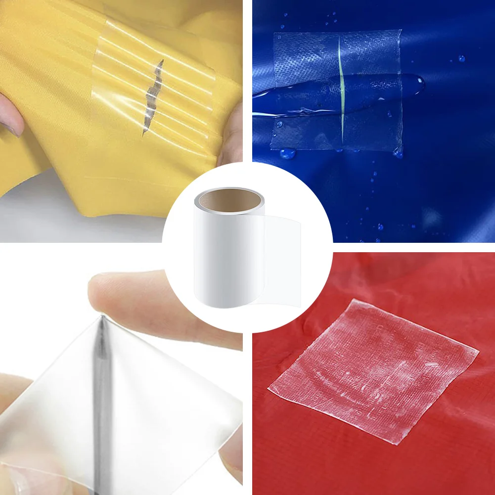 1M Roll TPU Inflatable Patch Repair Kit Multifunctional Waterproof Outdoor Repair Patch for Air Mattress Swimming Pool