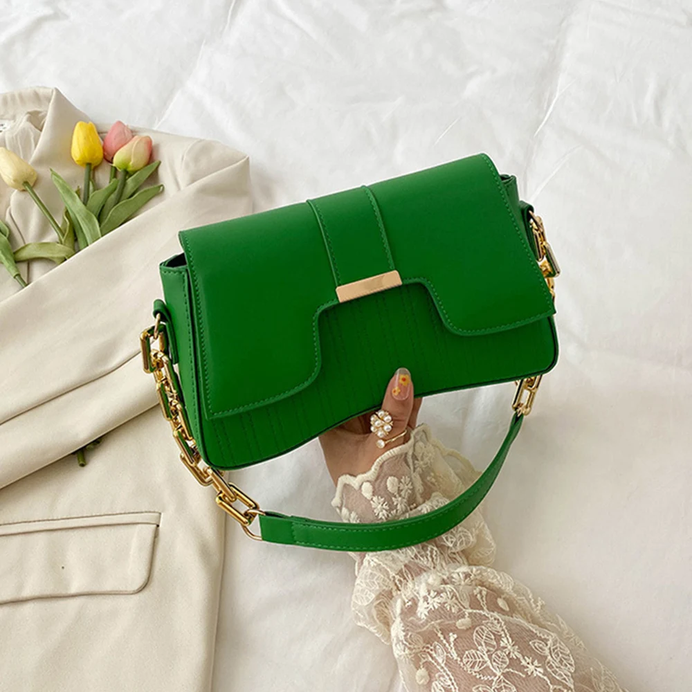 Female2022NewFemaleUnderarmHandbagsFashionSquareShoulderBags