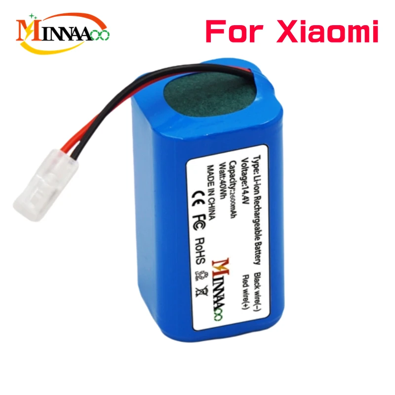 

Original 14.8V 3500mAh Li-ion Battery Pack,For XIAOMI MIJIA Mi Robot Vacuum-Mop Essential G1 MJSTG1, SKV4136GL H18650CH R30 R35