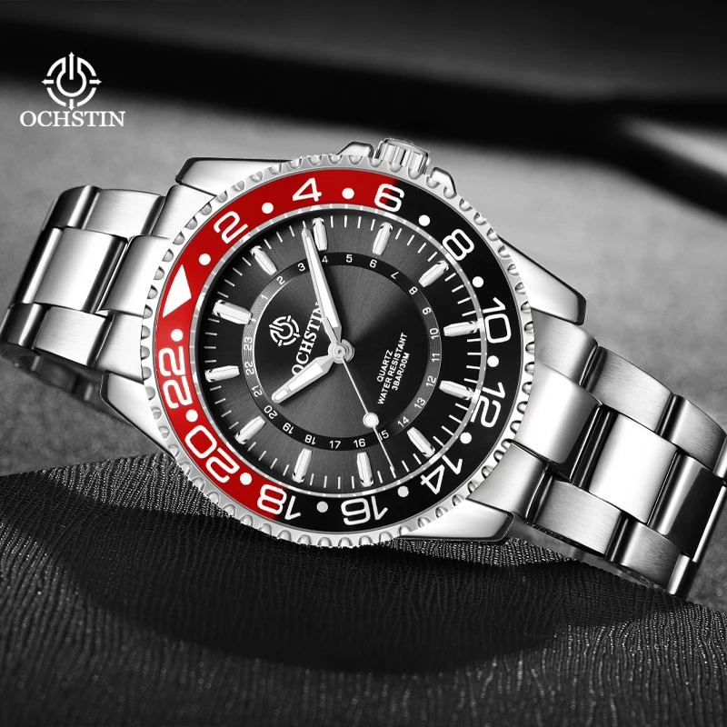OCHSTIN2024 New Original Series Casual and Minimalist Style Multi functional Quartz Movement Watch Men's Quartz Watch
