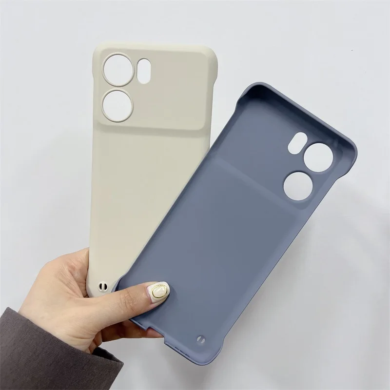 Candy Color Frameless Matte Case For Oppo K10 K9 Pro K9x 5G Slim Hard PC Shockproof Bumper Cover_voghion.com
