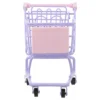 Wheelbarrow Mini Shopping Cart Trolley Handcart Household Utility Model Metal Lavender Child 1