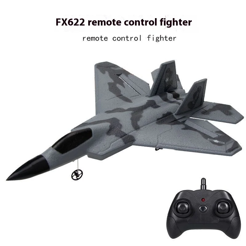 Rc Plane Fx622 Remote Control Aircraft Fixed Wing Foam Glider Small F22 Fighter Aircraft Model Toy Children'S Gift 6