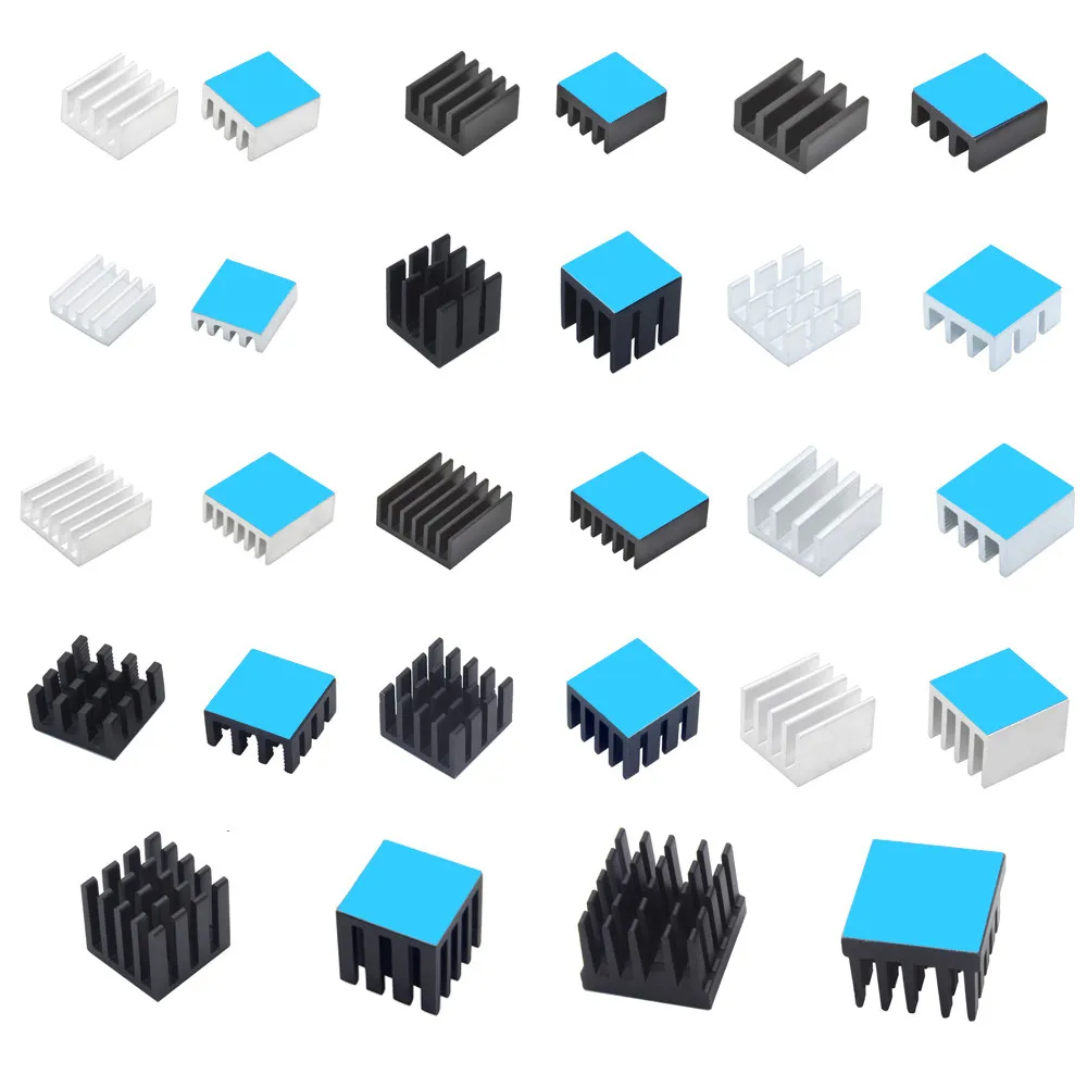 Aluminum Heatsink Radiator for Electronic IC Chip Raspberry Pi Cooling