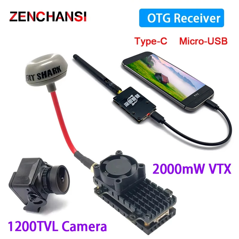 Combinaison FPV UVC avec récepteur USB pour drone FPV