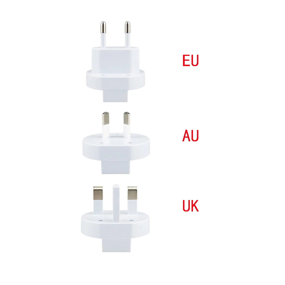 Plug Adapter Multi-function Plug Conversion Pin With EU UK AU Plug For Chargers
