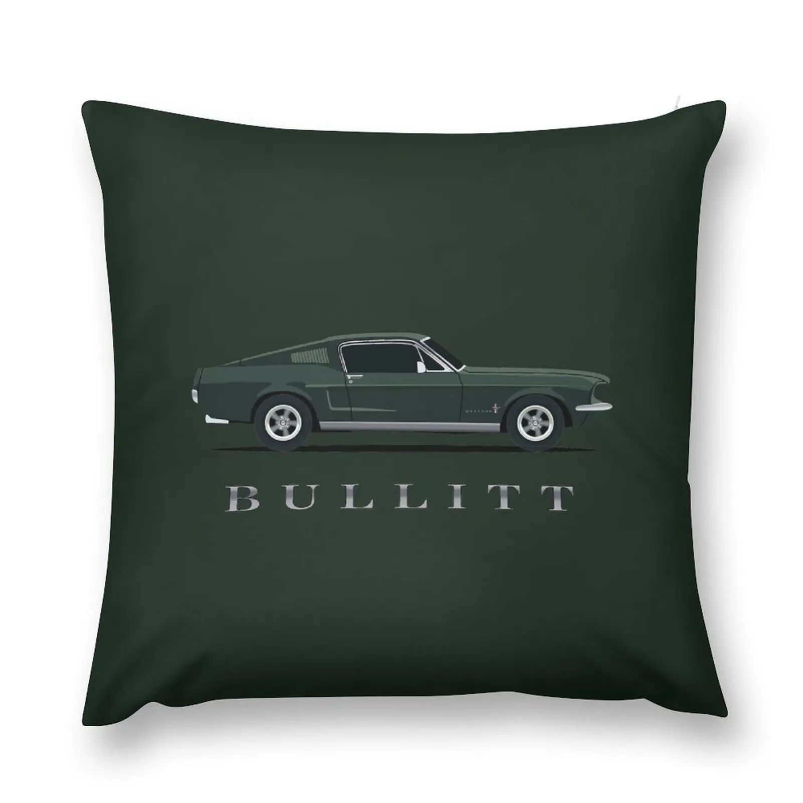 

Mustang Bullitt Throw Pillow Couch Cushions Cusions Cover Cushion Cover Luxury pillow cover luxury