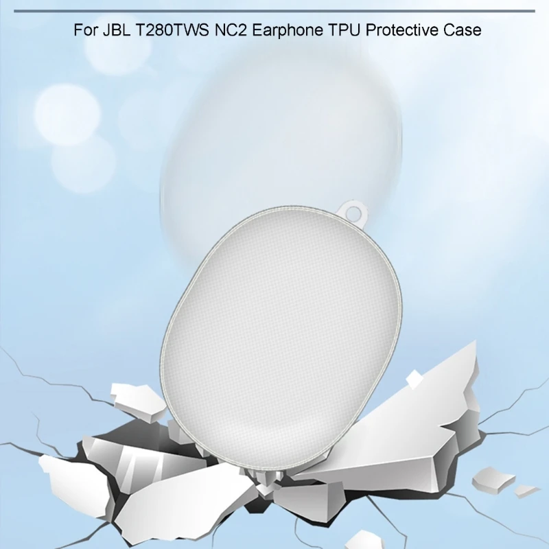 Защитный чехол для наушников JBL T280TWS NC2, противоударный чехол, моющийся корпус, защита от царапин