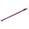 Clothes Fork Rod Telescopic Rail Reach Garment Pole Washing Line Purple Stainless Steel 1