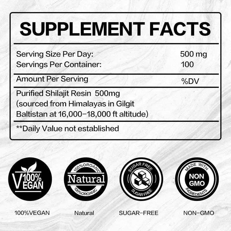Pure Himalayan Shilajit Resin Natural Pure Shilajit Resin Lab Fulvic Acid Tested 85+ Trace Minerals