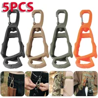 1/5PCS Portable Gloves Hook Multi-purpose Work Gloves Holder Clip Anti-drop Safety Glove Keeper for Worker Construction 1