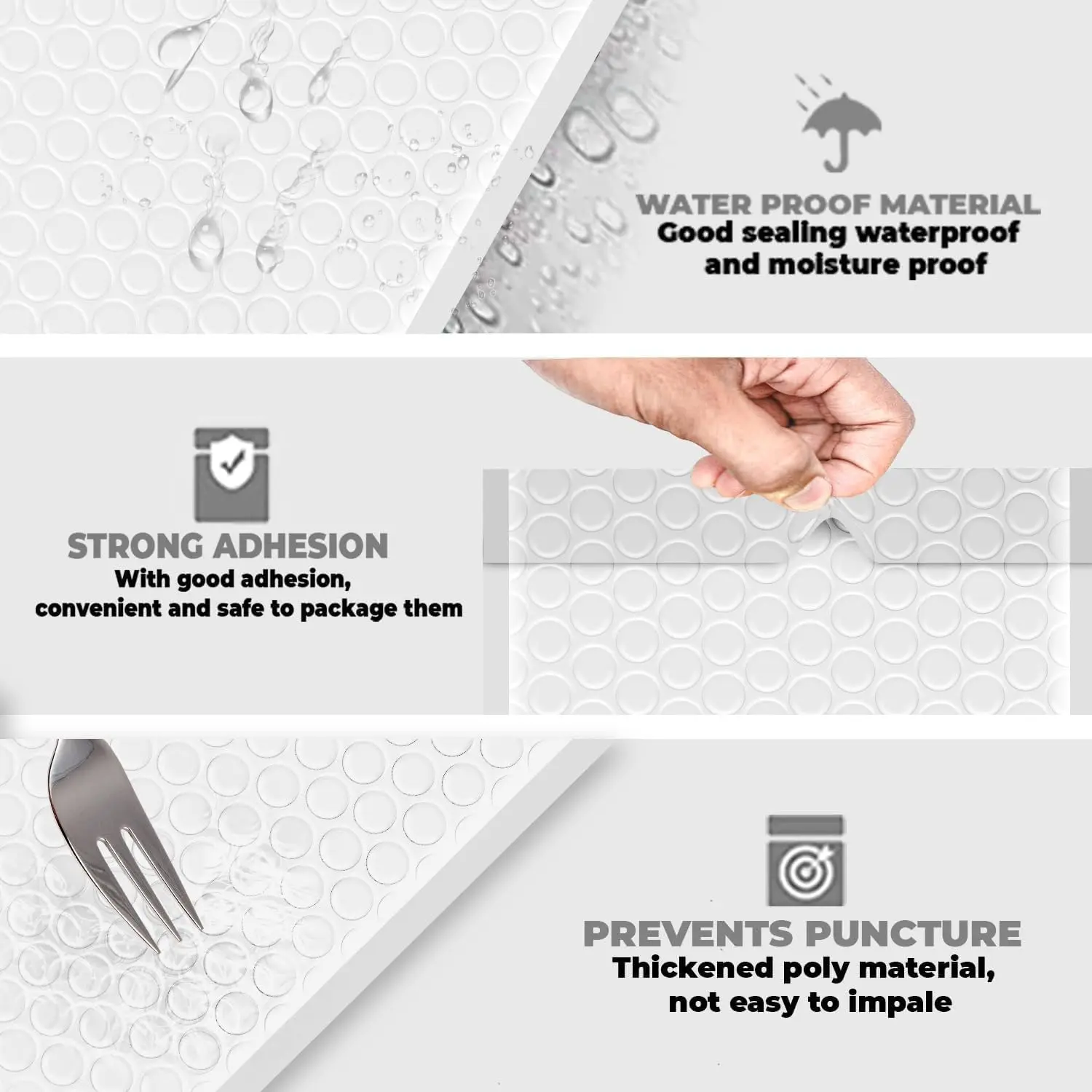 Waterproof Bubble Mailer Envelope Shipping Packages Mailing Envelopes Bubble Mailers Pad Self Seal Packing Bags 11cm 15cm 23cm