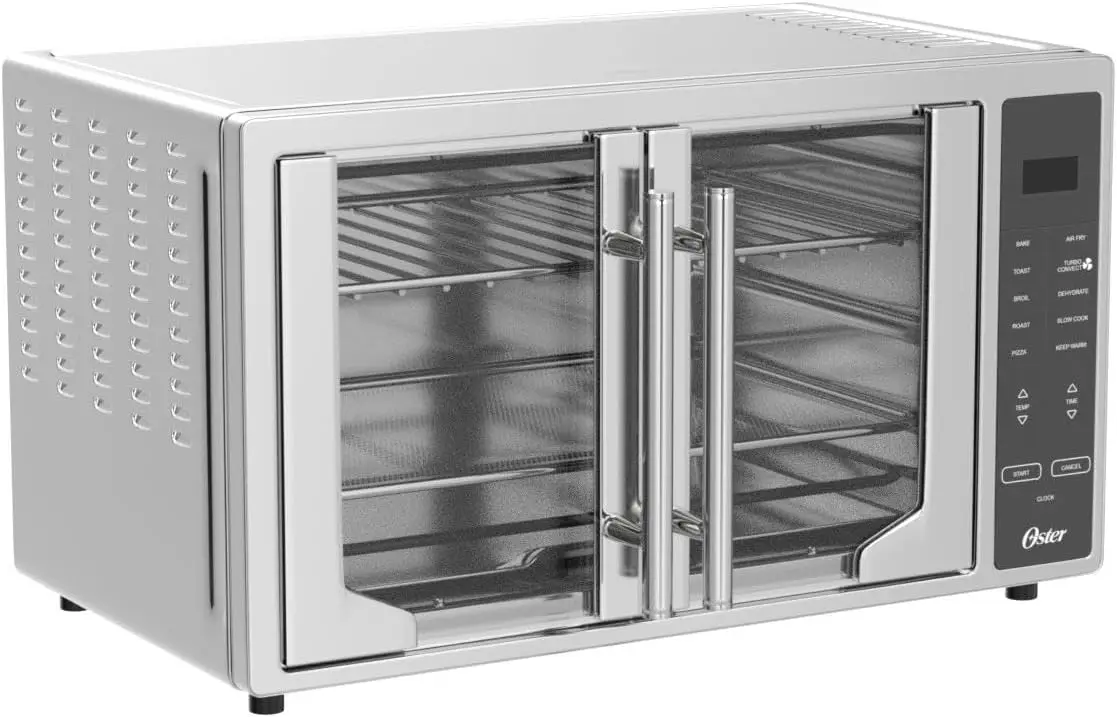 Toaster, Large Enough for 2 Pizzas, Stainless Steel French Doors, XL Sized 4