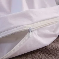 100% housse de couette imperméable literie reine roi housses de couette pour personnes âgées Patient bébé blanc linge de lit housse de couette 2 pièces taie d'oreiller 6
