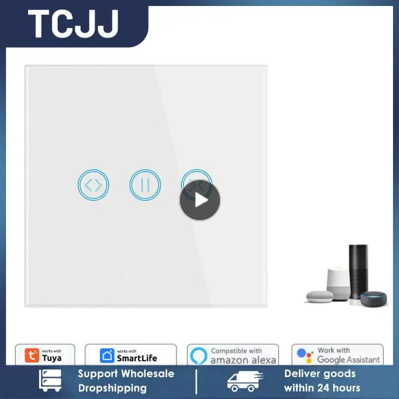 

Умный переключатель Wi-Fi Tuya для роликового затвора, электродвигатель для умного управления жизнью, работает с Alexa Echo