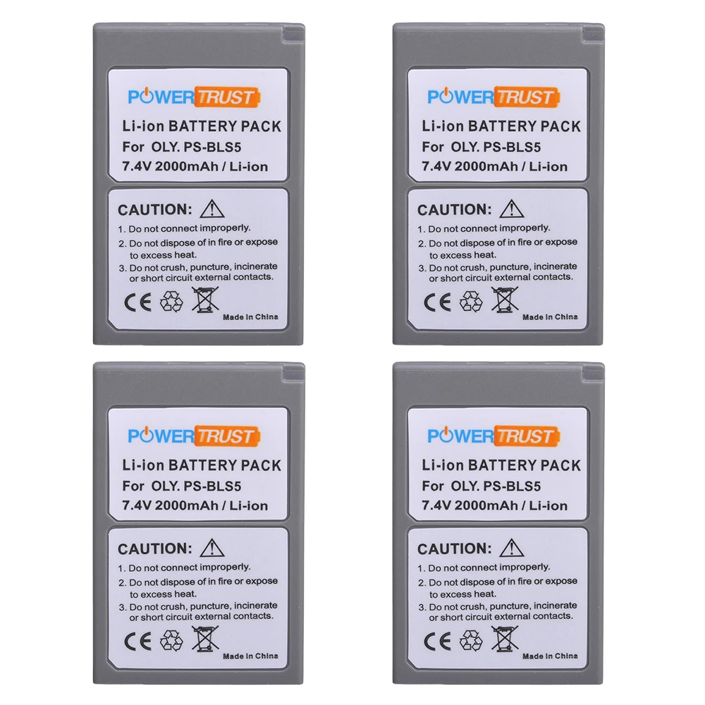 2000 мА · ч PS-BLS5 BLS5 BLS50, запасная литий-ионная батарея для Olympus PEN, BLS-5, E-PL2,E-PL5,E-PL6,E-PL7 II