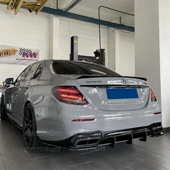 Per Mercedes Benz W213 Spoiler 2016 2017 2018 2019-21 classe E E200 E300 E320 E63 Spoiler ABS di alta qualità Spoiler posteriore per auto