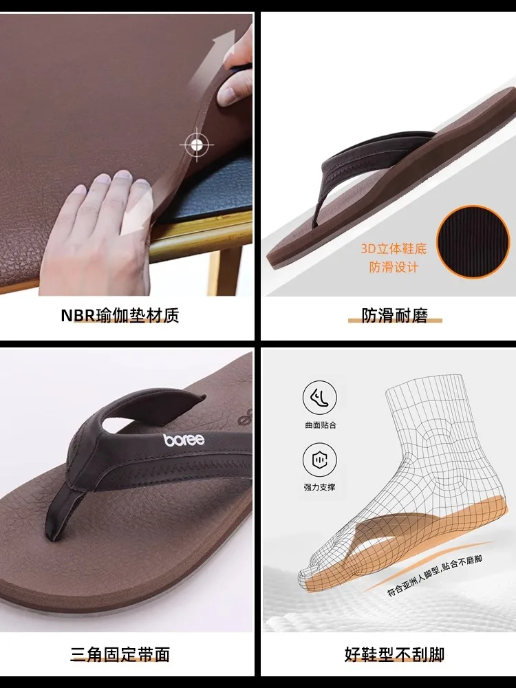 남성 슬리퍼 여름 실내 야외 남성 신발 트렌드 경량 플립 플롭 남성 미니멀리스트 패션 홀리데이 캐주얼 비치 슬리퍼