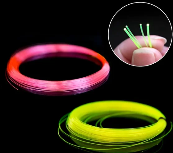 0.5mm 0.75mm 1.0mm Fiber Optic Bow Sight 50cm Fiber Slingshot or Compound Bow sight Pin Bow sight Accessory