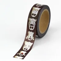 1PC 10M Decorative Halloween Washi Tape Ghost Japanese Paper DIY Planner Masking Tape Adhesive Tape Stickers Stationery 1