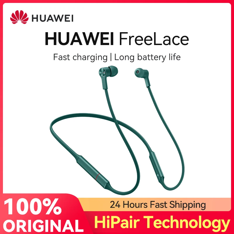 Tanio Globalna edycja Huawei FreeLace bezprzewodowe słuchawki Bluetooth