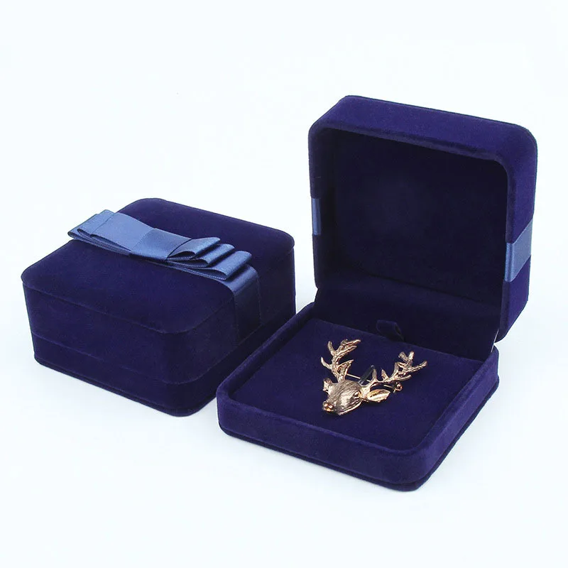 

Brooch jewelry box flannel jewelry packaging box