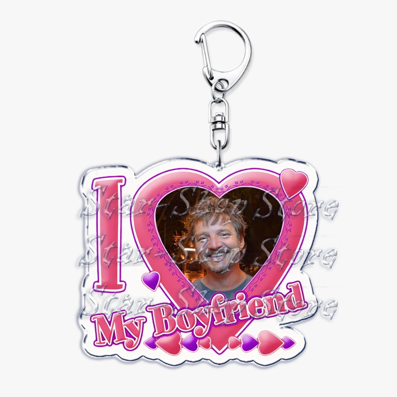 Heißer Pedro Pascal I Love My Boyfriend Herz-Schlüsselanhänger für Damen, Accessoires, Schlüsselanhänger, Ring, Schlüsselanhänger, Schmuck, Fans, Geschenke – Detail 25