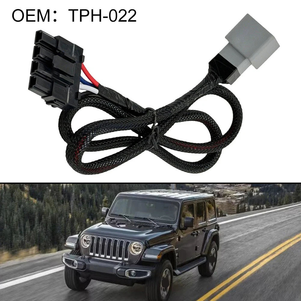 TPH-022 트레일러 브레이크 컨트롤러 배선 하네스 TPH-022용 지프용 글래디에이터용 JT 20?25 랭글러용 JL 18?25용
