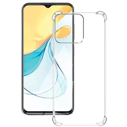 Clear Shockproof Soft Silicone Phone Case - Durable TPU Protective Cover for ZTE Axon 50 Lite (Shockproof Case)