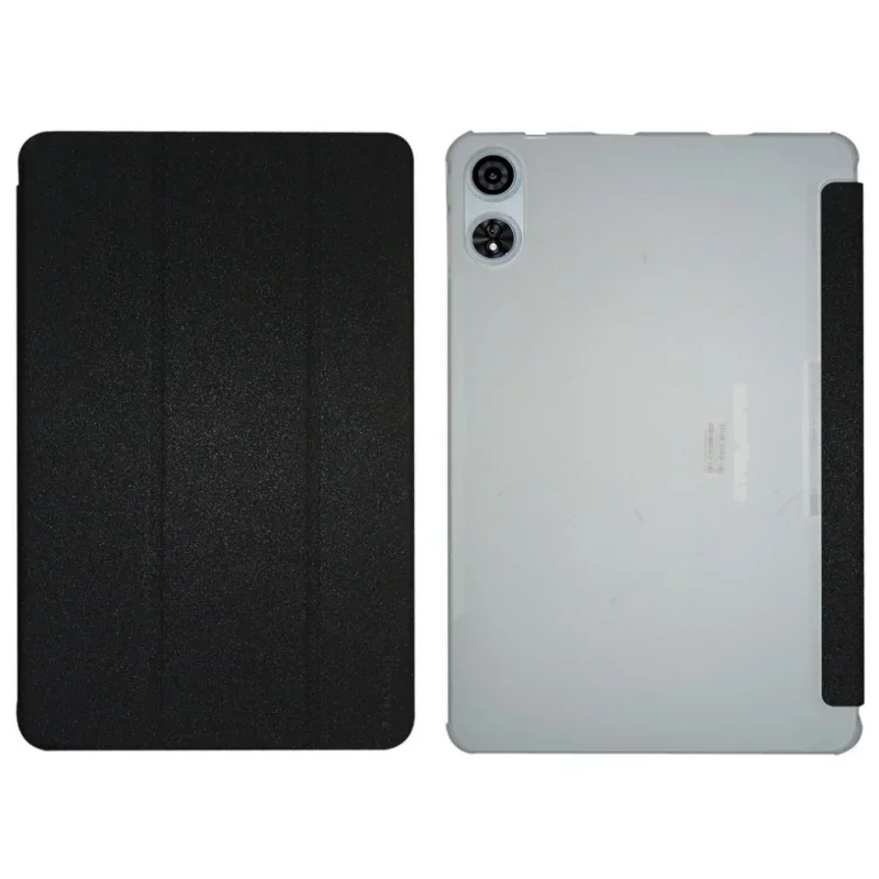Tri-Folding Stand Cover with Shockproof TPU Back and Airbag Protection