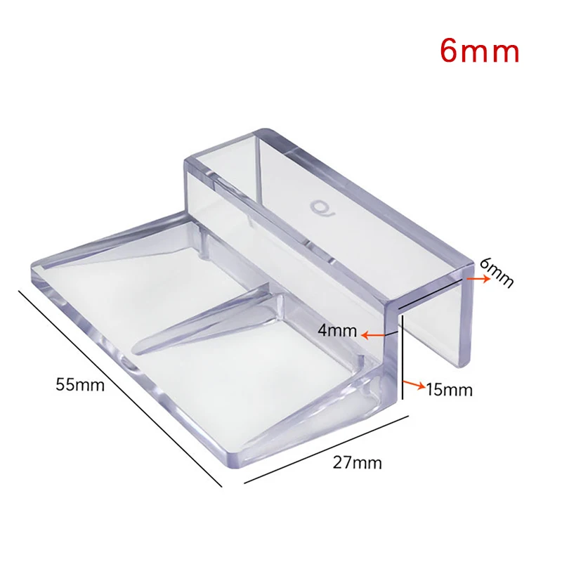 Seully 20 Stück Aquarium Clips - Universal Glasabdeckungsclips Für 5-6 Mm Glasdicke | Klare Acrylhalterungen