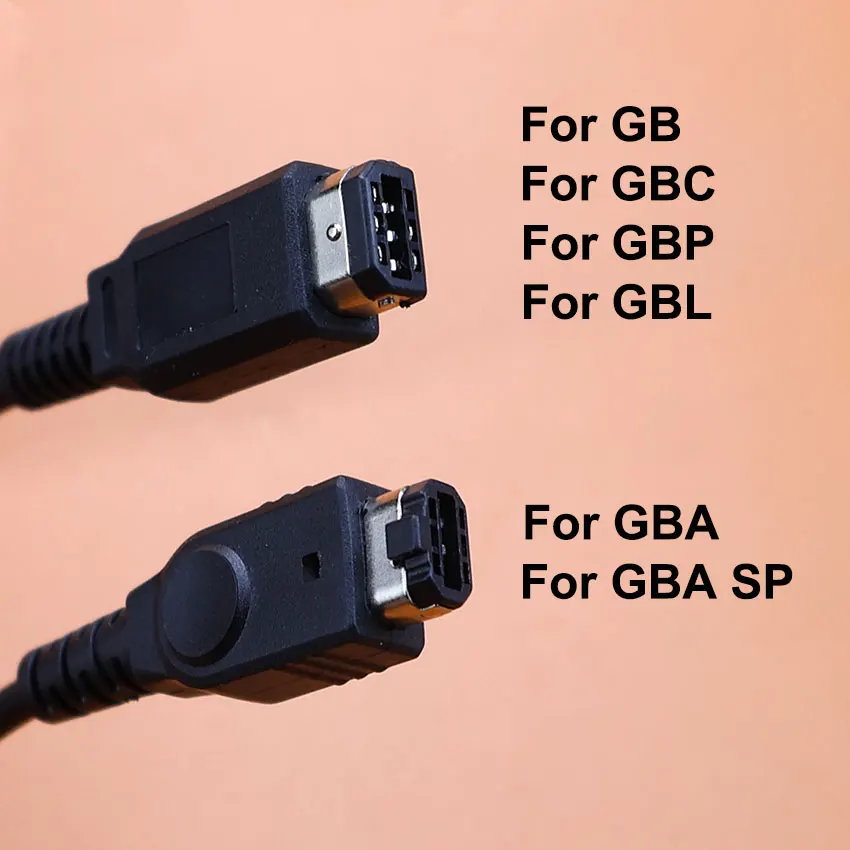 GB GBC GBP GBL GBA SP 게임 콘솔 2 플레이어 라인 온라인 링크 게임 보이 어드밴스 컬러 PVC 와이어 용 듀얼 머신 연결 케이블