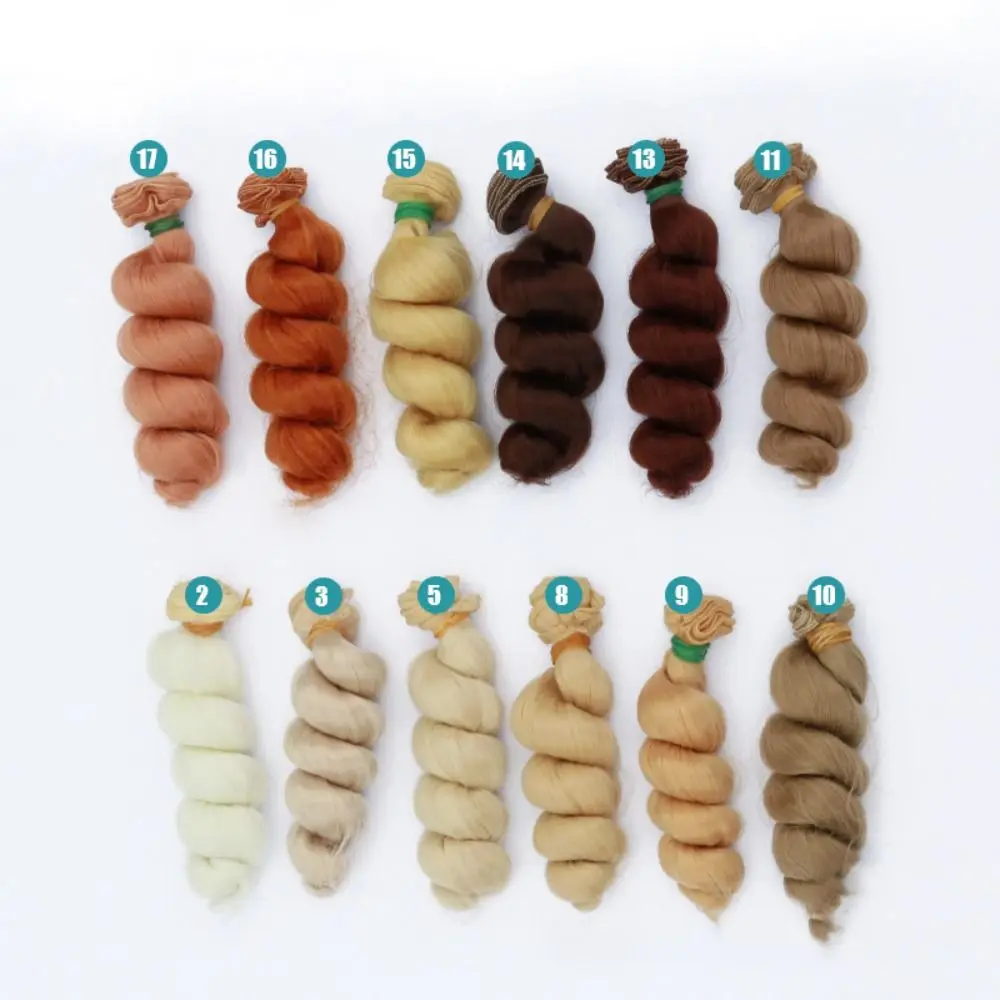 Heat Resistant Fiber Doll Hair for 1/3 1/4 1/6 SD/BJD Dolls