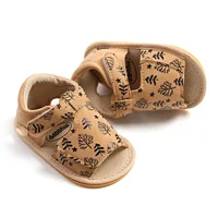 ma&baby 0-18M Newborn Baby Boy Girl Sandals PU Leather Non-slip Summer Toddler Infant Casual Shoes 6