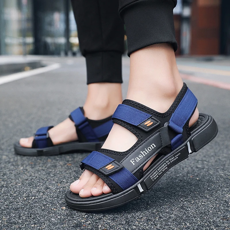 Summer Men's Beach Shoes Shoes Low Heel Sliders Sandals Mens Hiking Sandals Slip Comfy Outdoor Sports Summer_voghion.com